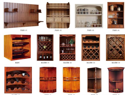 开放柜&组合酒架等